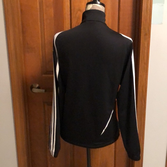 Adidas climacool black and white zipper track jacket with pockets - Picture 6 of 13